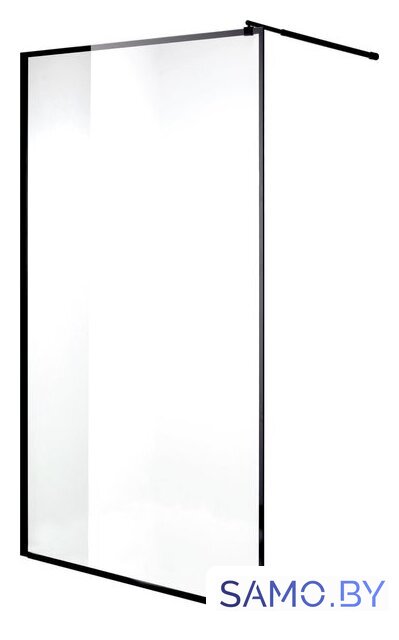 Душевая стенка Niagara NG-687-10 100x195 (черный) - Изображение №1 — Интернет-магазин samo.by