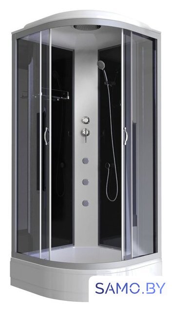 Душевая кабина Niagara NG-3502-14G 100x100 (тонированное стекло) - Изображение №1 — Интернет-магазин samo.by