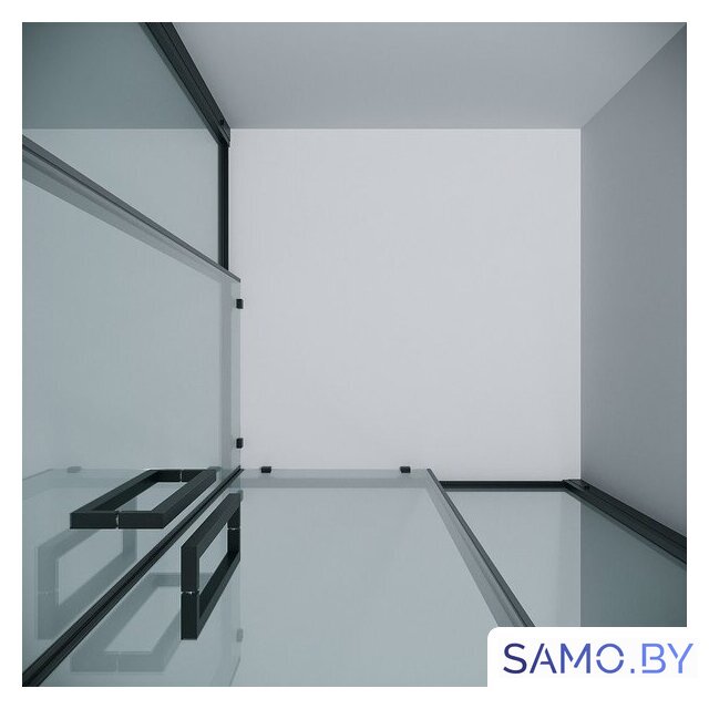 Душевой уголок Grossman Cosmo 90x90x195 300.K33.02.9090.21.00 (черный матовый/прозрачное стекло) - Изображение №4 — Интернет-магазин samo.by