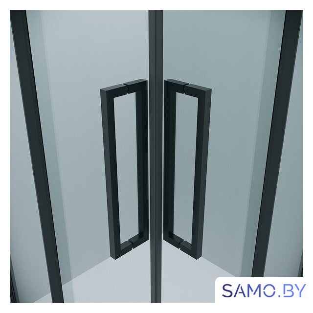 Душевой уголок Grossman Cosmo 90x90x195 300.K33.02.9090.21.00 (черный матовый/прозрачное стекло) - Изображение №3 — Интернет-магазин samo.by