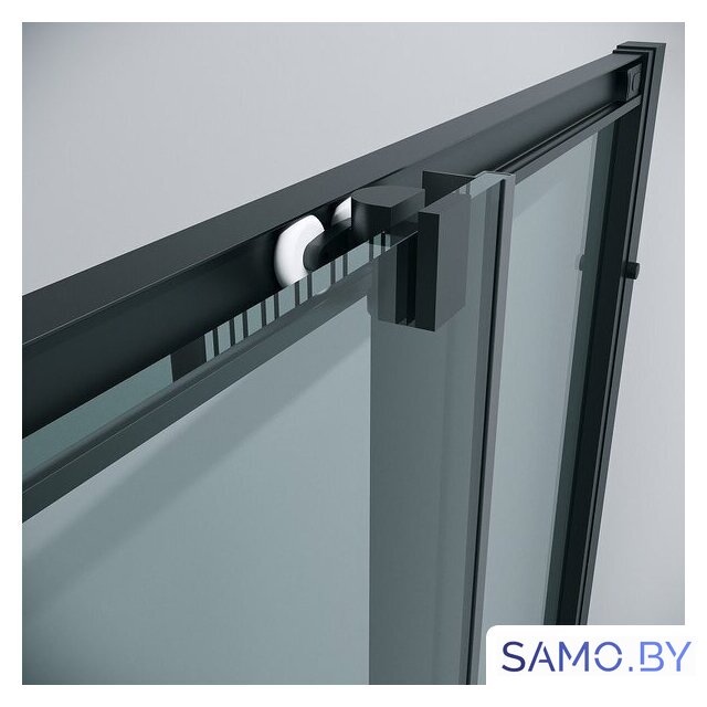 Душевой уголок Grossman Cosmo 90x90x195 300.K33.02.9090.21.00 (черный матовый/прозрачное стекло) - Изображение №6 — Интернет-магазин samo.by
