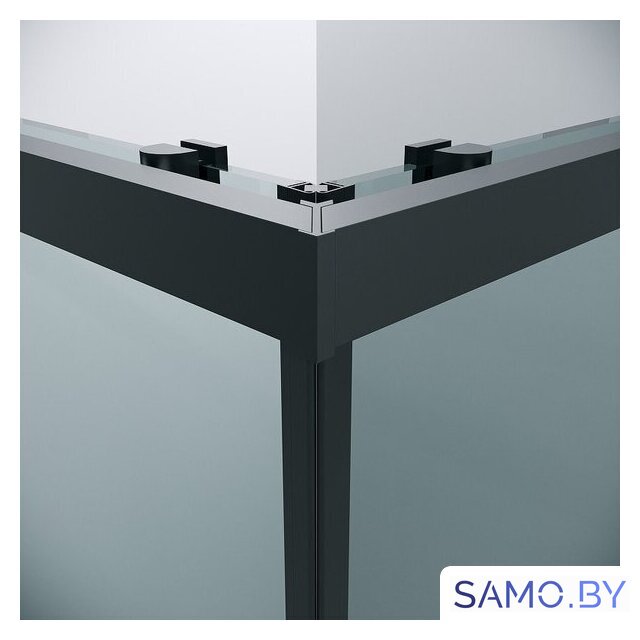 Душевой уголок Grossman Cosmo 90x90x195 300.K33.02.9090.21.00 (черный матовый/прозрачное стекло) - Изображение №5 — Интернет-магазин samo.by