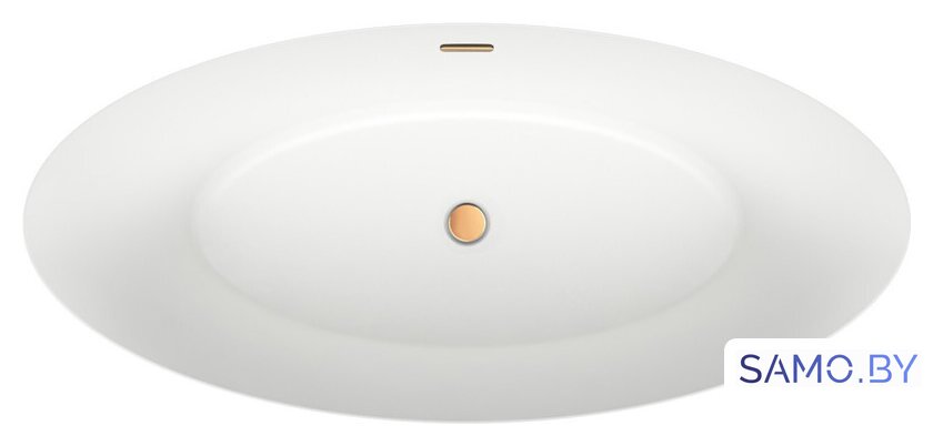Ванна Wellsee Cerulean 174x80 231001004 (отдельностоящая ванна белый глянец, экран, ножки, сифон-автомат золото) - Изображение №4 — Интернет-магазин samo.by