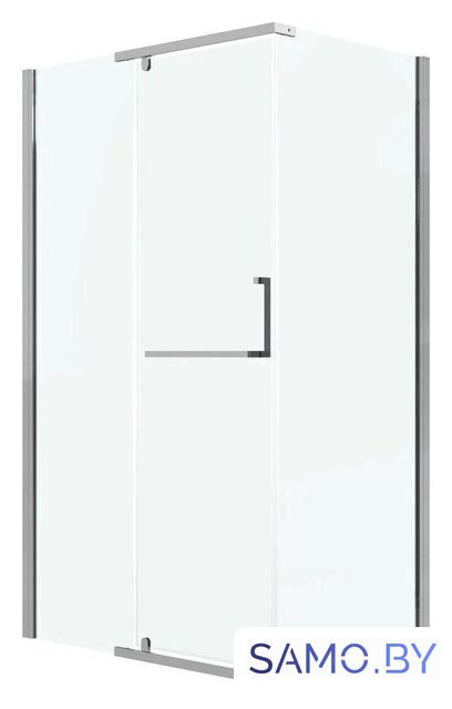 Душевая стенка Grossman Pragma 80x195 200.K33.03.80.10.00 (хром/стекло прозрачное) - Изображение №2 — Интернет-магазин samo.by