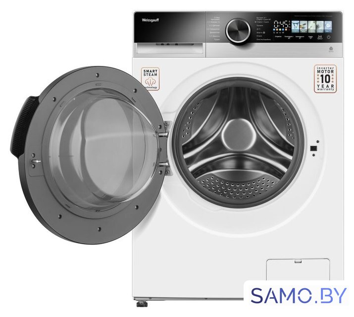 Стирально-сушильная машина Weissgauff WMD 45148 Color Touch Inverter Steam - Изображение №6 — Интернет-магазин samo.by