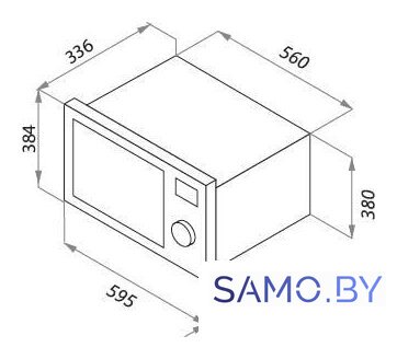 Микроволновая печь HOMSair MOB201S - Изображение №2 — Интернет-магазин samo.by