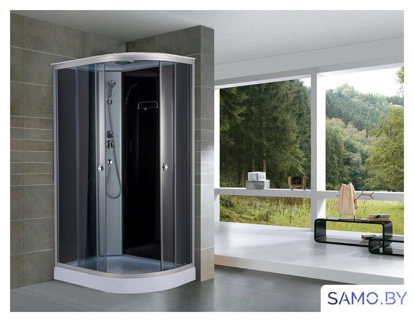 Душевая кабина Niagara NG-3512-14L 120x80x215 (тонированное стекло) - Изображение №3 — Интернет-магазин samo.by