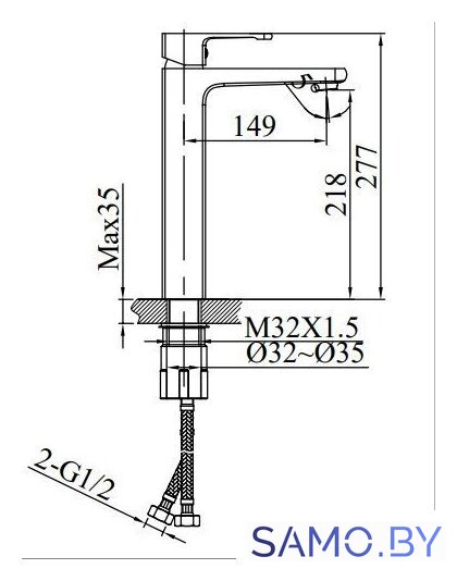 Смеситель Altrobagno Lamberto 010213 NeOp - Изображение №7 — Интернет-магазин samo.by
