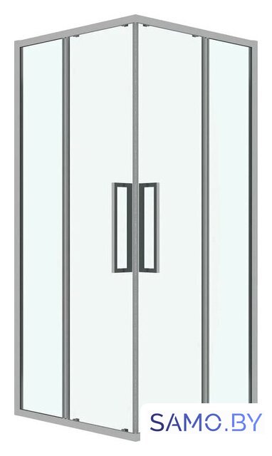 Душевой уголок Grossman Cosmo 90x90x195 300.K33.02.9090.32.00 (золото сатин/прозрачное стекло) - Изображение №1 — Интернет-магазин samo.by