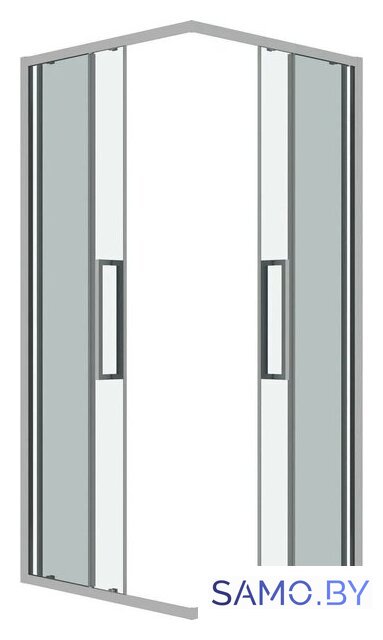 Душевой уголок Grossman Cosmo 90x90x195 300.K33.02.9090.32.00 (золото сатин/прозрачное стекло) - Изображение №2 — Интернет-магазин samo.by