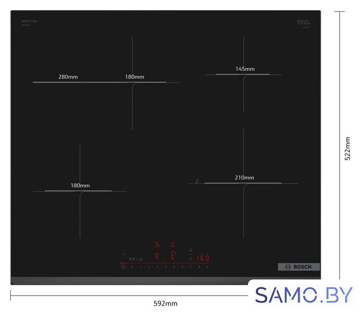 Варочная панель Bosch Serie 6 PIF63KHC1E - Изображение №6 — Интернет-магазин samo.by