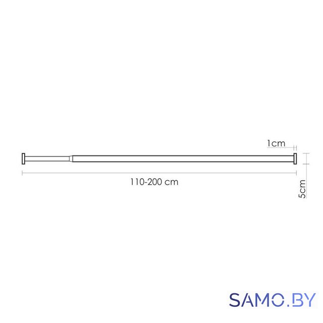 Карниз для ванны Wasserkraft Dinkel SC-461120 - Изображение №5 — Интернет-магазин samo.by