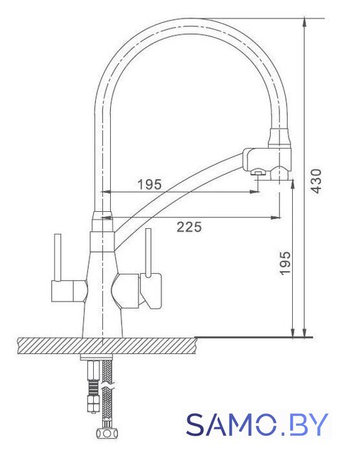 Смеситель Gappo G4398-16 - Изображение №12 — Интернет-магазин samo.by