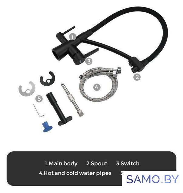 Смеситель Gappo G4398-16 - Изображение №11 — Интернет-магазин samo.by