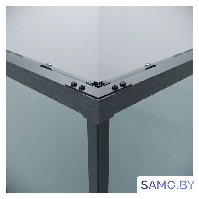 Душевой уголок Grossman Galaxy 90x70x195 300.K33.01.9070.42.00 (графит сатин/стекло прозрачное) - Изображение №4 — Интернет-магазин samo.by