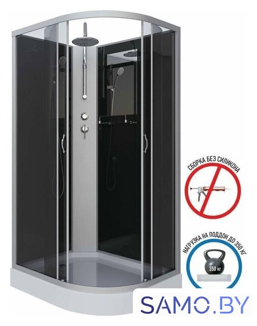 Душевая кабина Niagara NG-3512-14LBKT 120x80 - Изображение №3 — Интернет-магазин samo.by