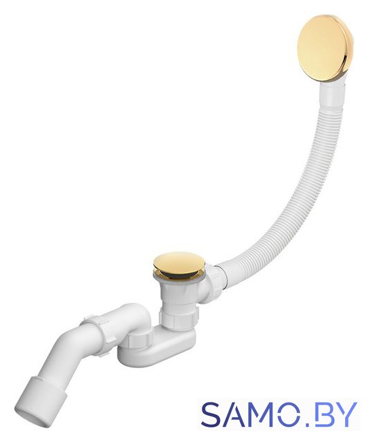 Ванна Wellsee FreeDom 165x80 231102008 (встраиваемая ванна белый глянец, ножки, сифон-автомат золото) - Изображение №3 — Интернет-магазин samo.by