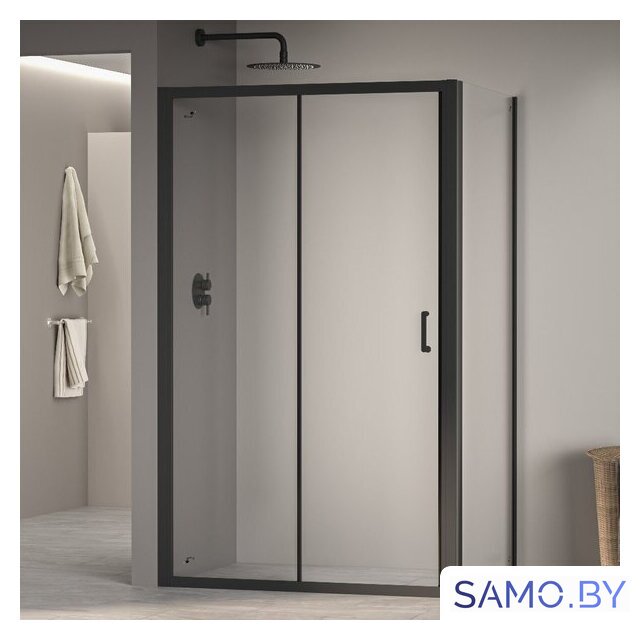 Душевой уголок RGW PA-74B (PA-14B + Z-050-2B) 410874118-14 110x80 (черный/прозрачное стекло) - Изображение №1 — Интернет-магазин samo.by