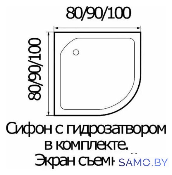 Душевой уголок River Don 90/24 MT (с поддоном) - Изображение №10 — Интернет-магазин samo.by