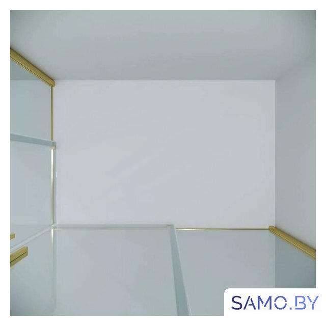 Душевой уголок Grossman Galaxy 90x70x195 300.K33.01.9070.32.00 (золото сатин/прозрачное стекло) - Изображение №6 — Интернет-магазин samo.by