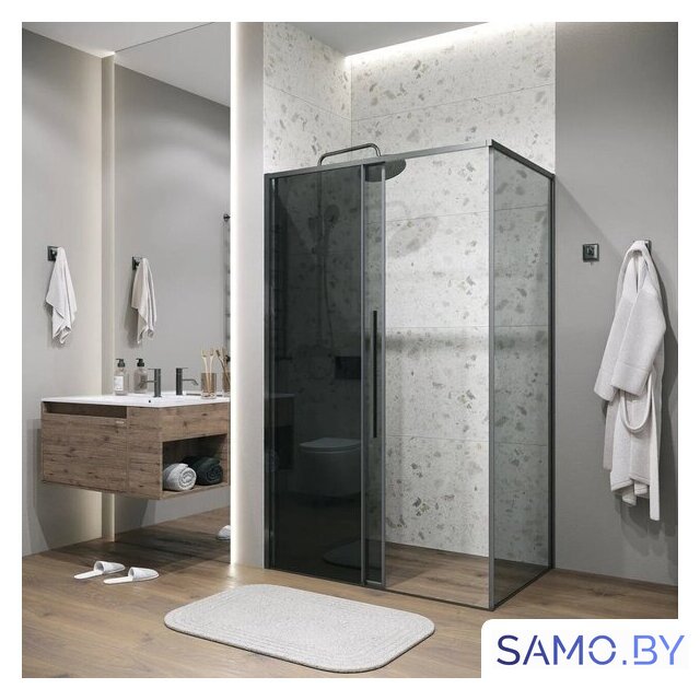 Душевой уголок Grossman Galaxy 100х100х195 120.K33.01.1010.42.10 (графит сатин/тонированное стекло) - Изображение №9 — Интернет-магазин samo.by