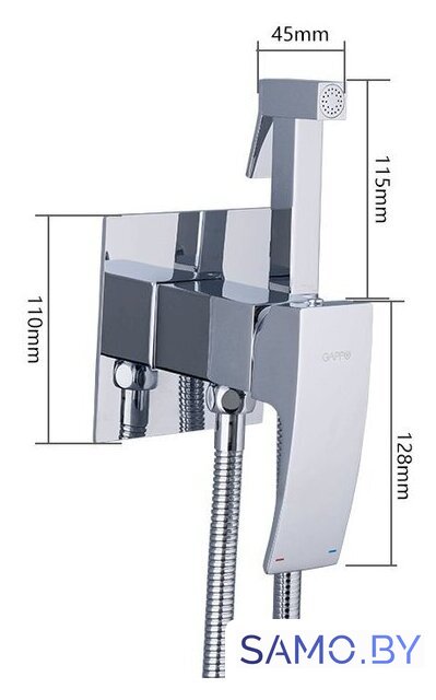 Гигиенический душ Gappo G7207-1 - Изображение №3 — Интернет-магазин samo.by