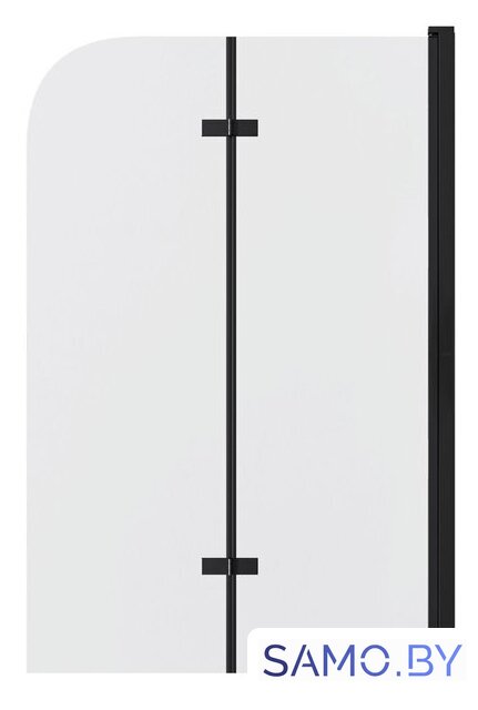 Стеклянная шторка для ванны Grossman GR-106100BLACK - Изображение №1 — Интернет-магазин samo.by