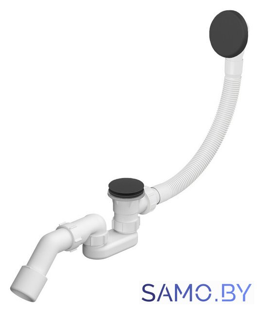 Ванна Wellsee FreeDom 165x80 231102007 (встраиваемая ванна белый глянец, ножки, сифон-автомат матовый черный) - Изображение №3 — Интернет-магазин samo.by