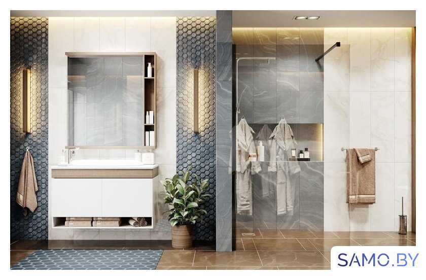 Душевая стенка Ambassador Walk-in 15031111 110 - Изображение №3 — Интернет-магазин samo.by