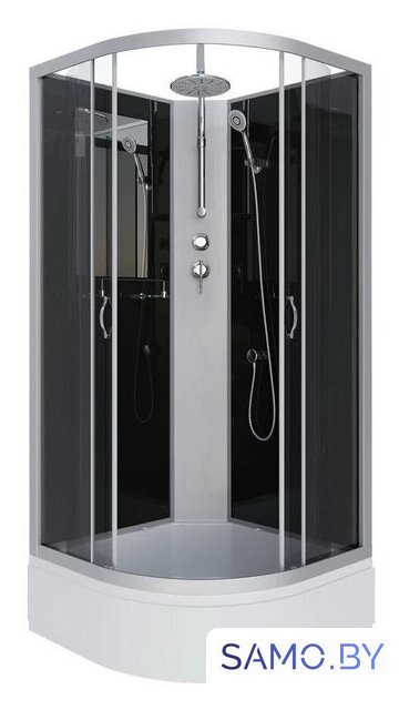 Душевая кабина Niagara NG-3502-14BKT 100x100x210 (тонированное стекло) - Изображение №1 — Интернет-магазин samo.by