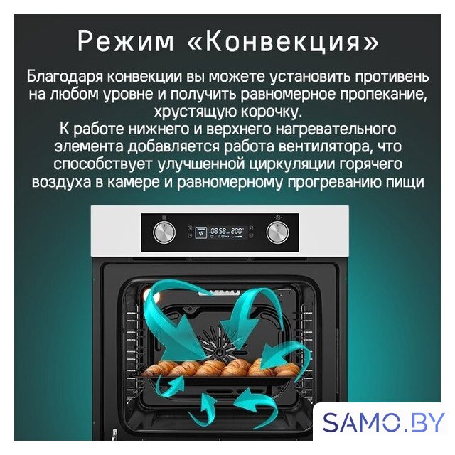 Электрический духовой шкаф MAUNFELD AEOH6062S - Изображение №20 — Интернет-магазин samo.by