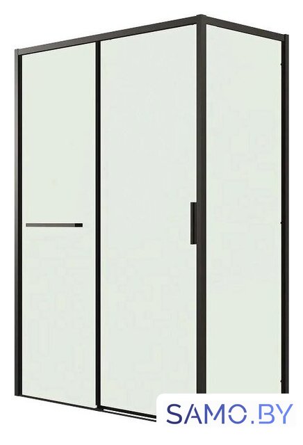 Душевой уголок Grossman Style 130x70x195 120.K33.05.1370.21.00 (черный матовый/прозрачное стекло) - Изображение №1 — Интернет-магазин samo.by