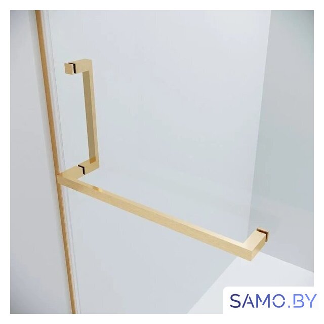Душевой уголок Grossman Pragma 100x80x195 120.K33.03.1080.32.00 (золото сатин/стекло прозрачное) - Изображение №2 — Интернет-магазин samo.by