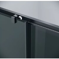 Душевой уголок Grossman Cosmo 110x90x195 120.K33.02.1190.21.10 (черный матовый/тонированное стекло) - Превью изображения №4 — Интернет-магазин samo.by