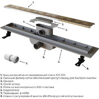 Трап/канал RGW Drain Leo-10 60211060-01 - Превью изображения №5 — Интернет-магазин samo.by