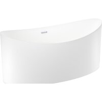 Ванна Wellsee Cerulean 174x80 231001001 (отдельностоящая ванна белый глянец, экран, ножки, сифон-автомат хром) - Превью изображения №2 — Интернет-магазин samo.by