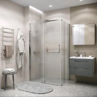 Душевой уголок Grossman Pragma 100x90x195 120.K33.03.1090.10.02 (хром/стекло шиншилла) - Превью изображения №7 — Интернет-магазин samo.by