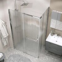 Душевой уголок Grossman Pragma 100x90x195 120.K33.03.1090.10.02 (хром/стекло шиншилла) - Превью изображения №10 — Интернет-магазин samo.by