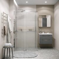 Душевой уголок Grossman Pragma 100x90x195 120.K33.03.1090.10.02 (хром/стекло шиншилла) - Превью изображения №8 — Интернет-магазин samo.by