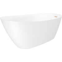 Ванна Wellsee Panta Rei 168x73 23720104R (отдельностоящая ванна белый глянец, экран, ножки, сифон-автомат золото) - Превью изображения №2 — Интернет-магазин samo.by