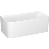 Ванна Wellsee Clermont 170x75 28260202R (пристенная ванна белый глянец, экран, ножки, сифон-автомат глянцевый белый) - Превью изображения №2 — Интернет-магазин samo.by