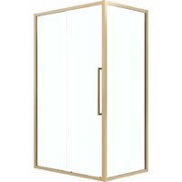 Grossman Cosmo 100x70x195 120.K33.02.1070.32.00 (золото сатин/стекло прозрачное)
