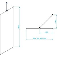 Стеклянная шторка для ванны RGW SC-150B 600 351115006-14 - Превью изображения №2 — Интернет-магазин samo.by
