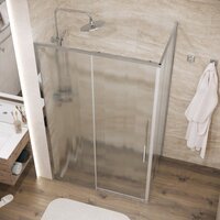 Душевой уголок Grossman Galaxy 110x90x195 120.K33.01.1190.10.02 (хром/стекло шиншилла) - Превью изображения №9 — Интернет-магазин samo.by