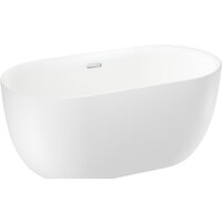 Ванна Wellsee Chic Riviera 149x78 236801001 (отдельностоящая ванна белый глянец, экран, ножки, сифон-автомат хром) - Превью изображения №2 — Интернет-магазин samo.by
