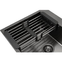 Кухонная мойка ARFEKA Eco AR мойка 450*500, коландер, дозатор Black - Превью изображения №6 — Интернет-магазин samo.by