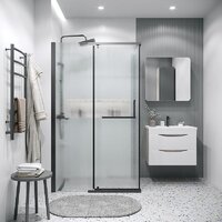 Душевой уголок Grossman Pragma 100x90x195 120.K33.03.1090.21.02 (черный матовый/стекло шиншилла) - Превью изображения №7 — Интернет-магазин samo.by
