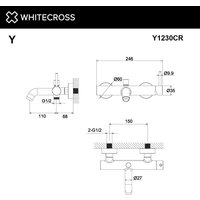 Смеситель Whitecross Y Y1230NIB (брашированный никель) - Превью изображения №3 — Интернет-магазин samo.by