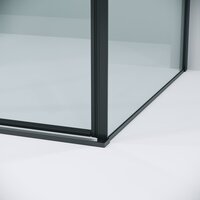 Душевой уголок Grossman Galaxy 110x90x195 120.K33.01.1190.21.00 (черный матовый/стекло прозрачное) - Превью изображения №4 — Интернет-магазин samo.by