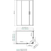 Душевой уголок Wasserkraft Lippe 45S07 - Превью изображения №3 — Интернет-магазин samo.by